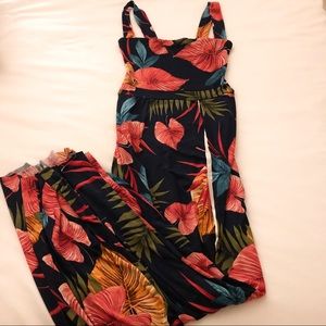 Hot Miami Styles double slit flower maxi dress (M)